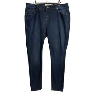 Torrid Jeans Womens 16R Blue Dark Wash Classic Skinny Stretch Denim